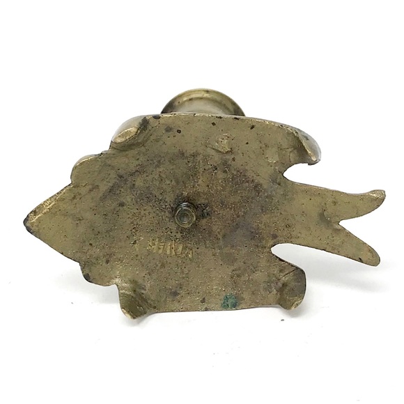 Crow Raven Sparrow Candle Holder Blue Calcite Egg - Picture 8 of 16